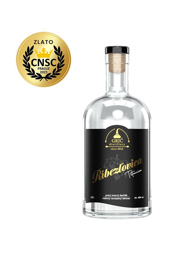 GRIČ currants 48% 0,5 l