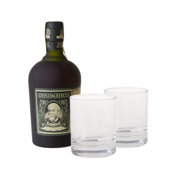 Diplomatico Reserva Exclusiva 12Y 0,7 l 40% + 2 Glasses - 2