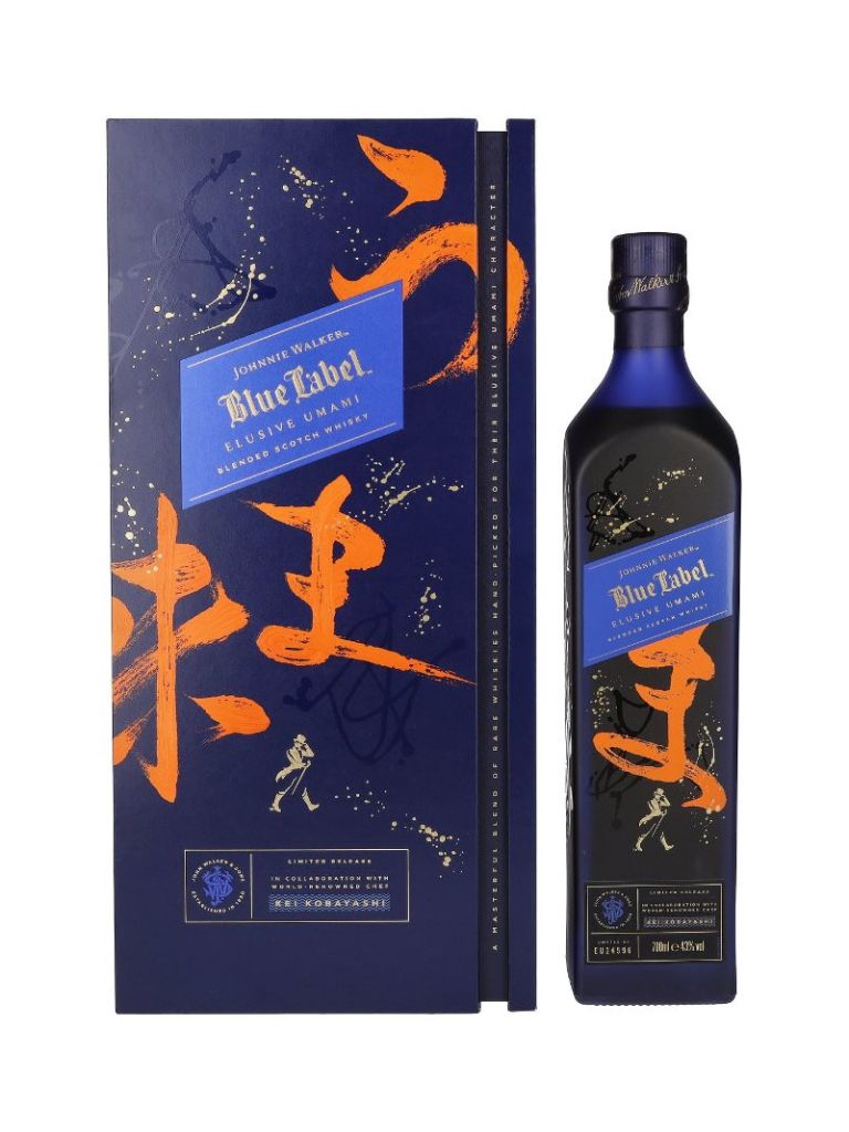 Johnnie Walker Blue Label ELUSIVE UMAMI Blended Scotch Whisky Limited Release 43% 0,7 l Giftbox