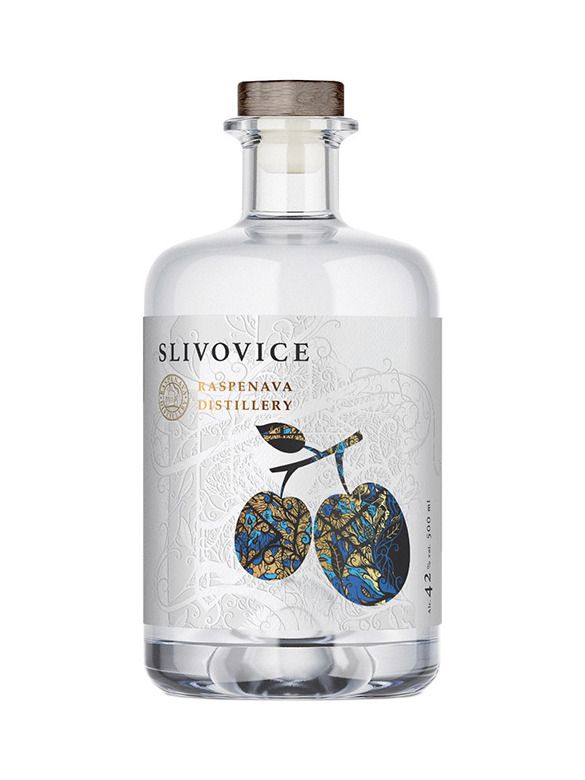 Raspenava plum brandy 0,5 l 42%