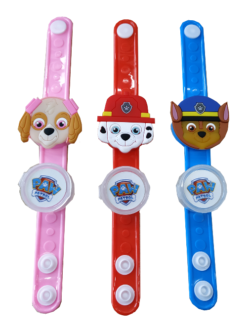 Paw Patrol Blinking BRACELET svítící náramek s cukrovinkou 10g