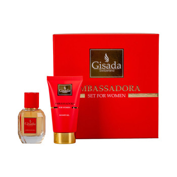 Gisada Prestige Set : Ambassadora EdP 50ml +Ambassadora SG 100ml - 3