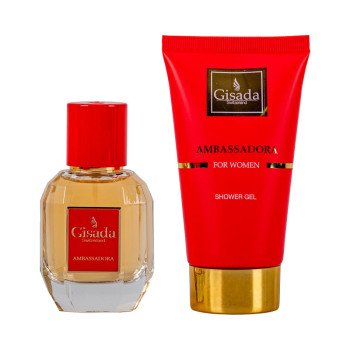 Gisada Prestige Set : Ambassadora EdP 50ml +Ambassadora SG 100ml - 4