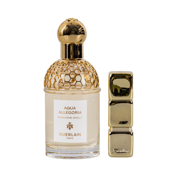 Guerlain Set : Mandarine Basilic Aqua Allegoria EdT 75ml + Kiss Kiss Bee Glow N° 309 - 3