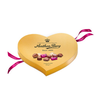 Anthon Berg Chocolate Pralines Heart Box 155g