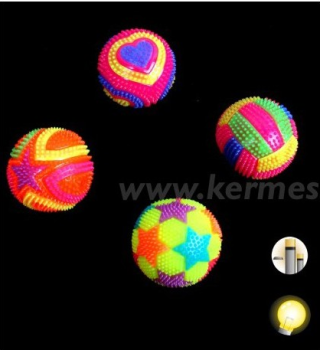 Leuchtball Neon 7,5cm sort.