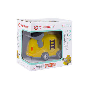 Holz Puzzle Baufahrzeug 24 Tiele