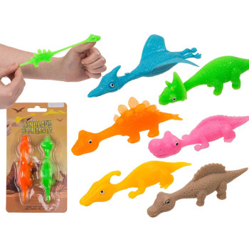 Schleuder Dinosaurier 2-er Set sort