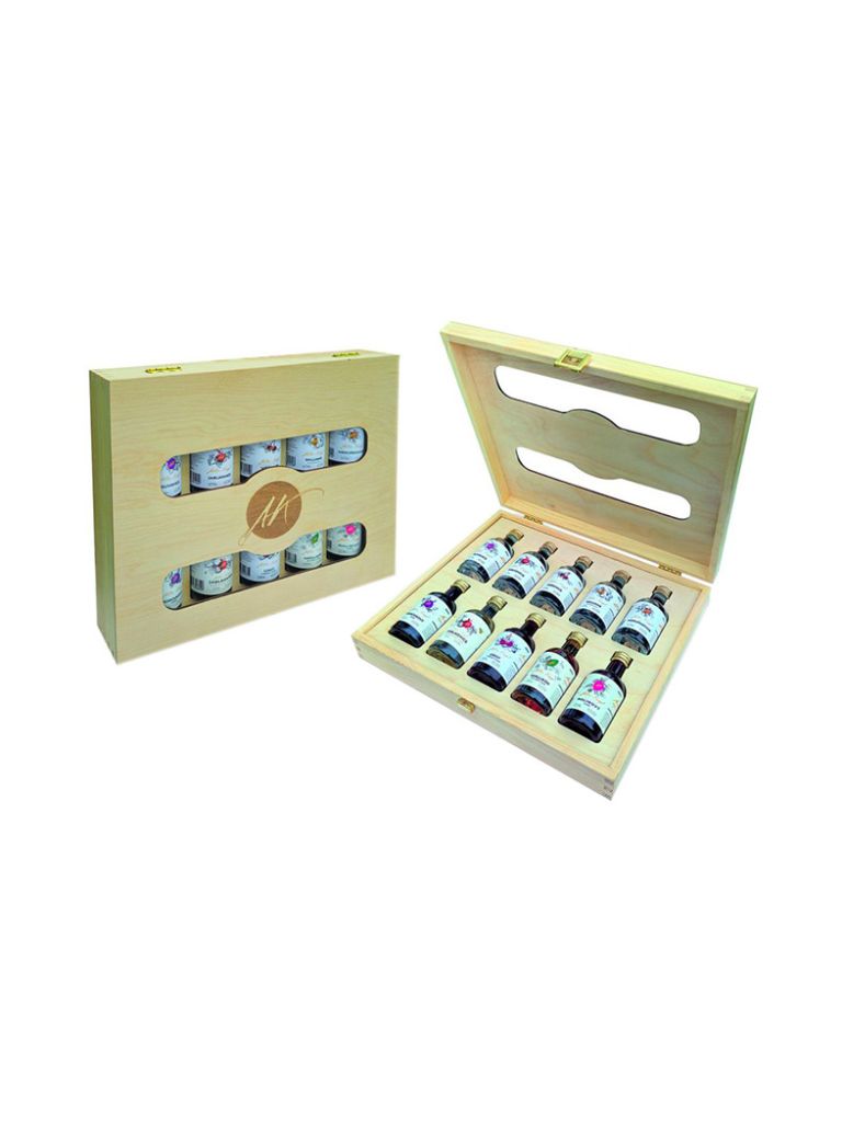 Anton Kaapl 37,6% 10 x 0,05 l wooden Giftpack