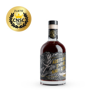 Austrian Empire Navy Rum Novara 0,7 l 40% Giftbox - 1