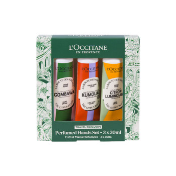 L'Occitane Set: Kumquat Hand Cr. 30 ml + Citron Luminciana Hand Cr. 30 ml + Combawa Hand Cr. 30 ml - 1