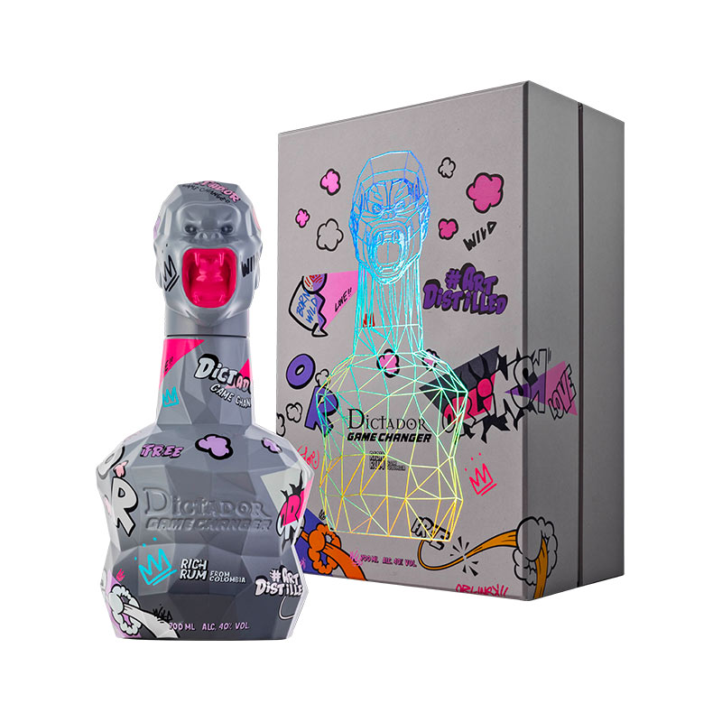 Dictador Game Changer Grey & Pink 40% 0,7 l gift box