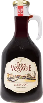 Bon Voyage Merlot polosladké víno 1L