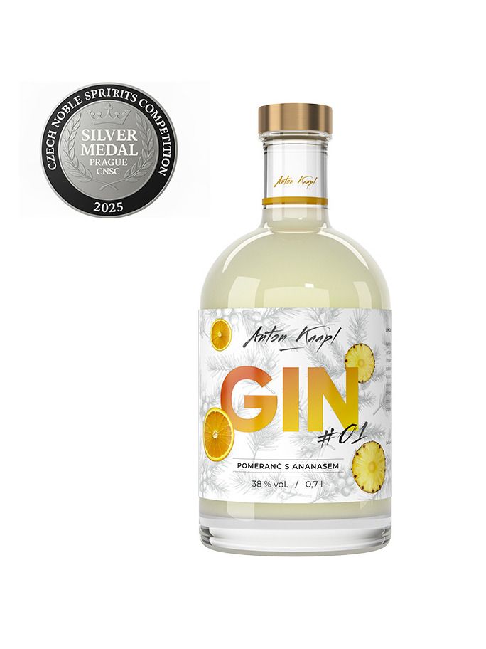 Anton Kaapl GIN #1 orange with pineapple 38% 0,7 l