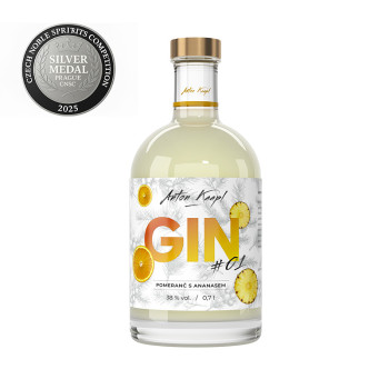 Anton Kaapl GIN #1 orange with pineapple 38% 0,7 l