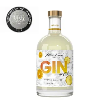 Anton Kaapl GIN #1 orange with pineapple 38% 0,7 l