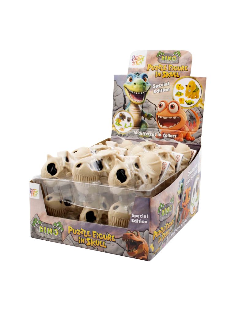 Dino puzzle figure in skull 5g