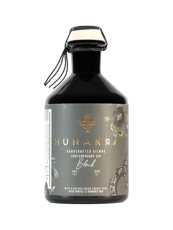 MUNAKRA Black Contemporary Gin 42% 0,5 l