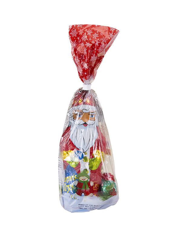 Christmas package with cocoa figurine with surprise and hazelnut-filled balls 158 g