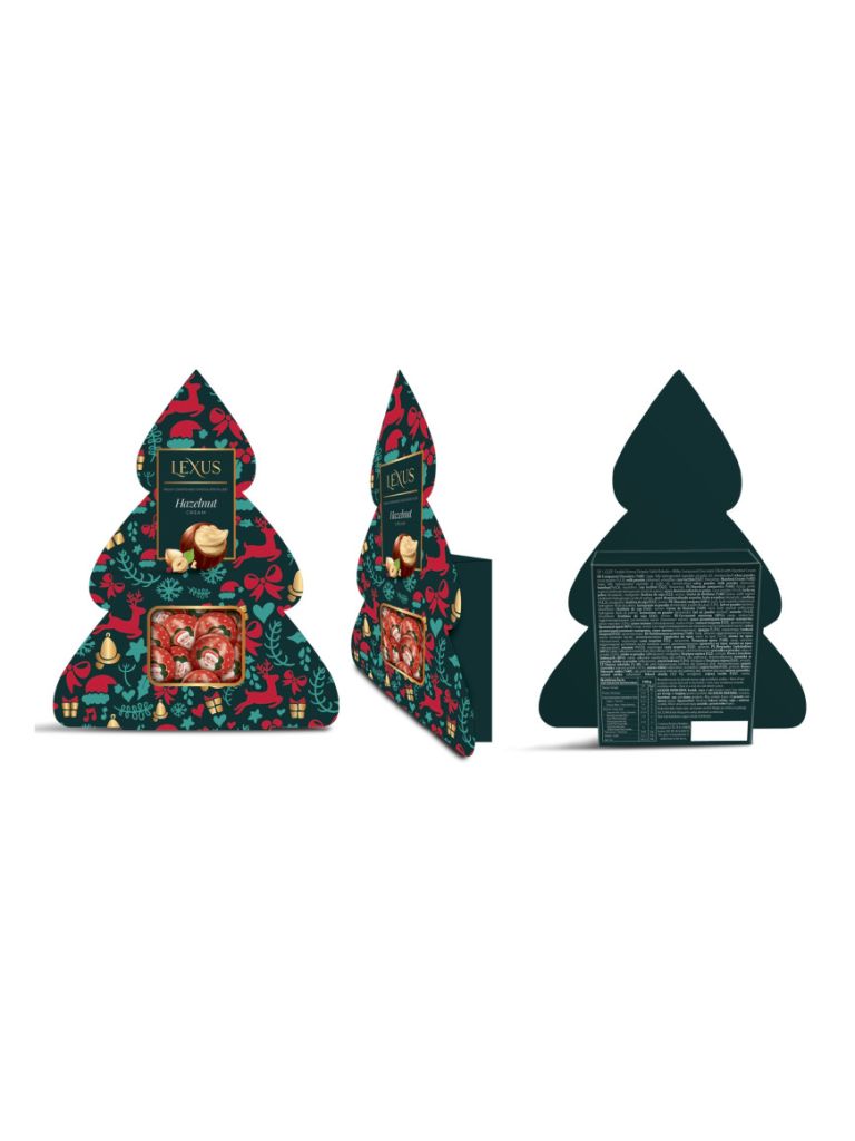 Lexus Christmas tree with cocoa figures 120g