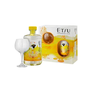 Etsu Double Yuzu Japanese Gin 43% 0,7 l + glass