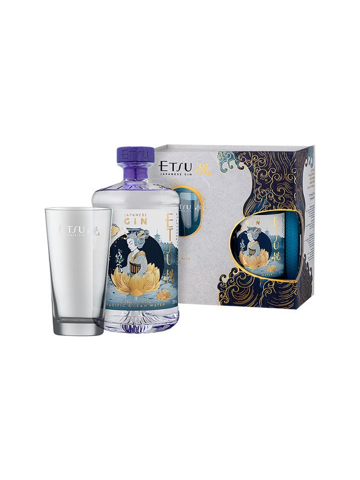 Etsu Pacific Ocean Water Japanese Gin 45% 0,7 l  + glass