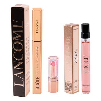 Lancôme Mixed Lines Set Idôle EdP 10ml + Lash Idôle Flutter Extension Mascara 01 + Lip Idôle Butterg - 3