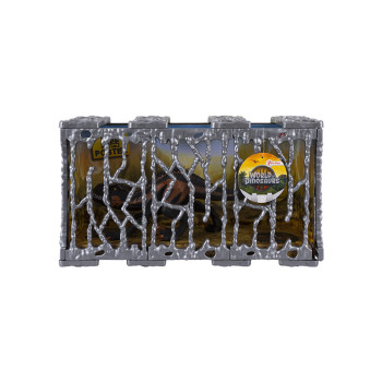 Dinosaurier im Käfig 32 x 17cm