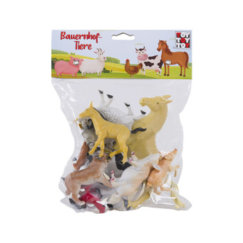 Bauernhoftiere 12 Stck. Beutel