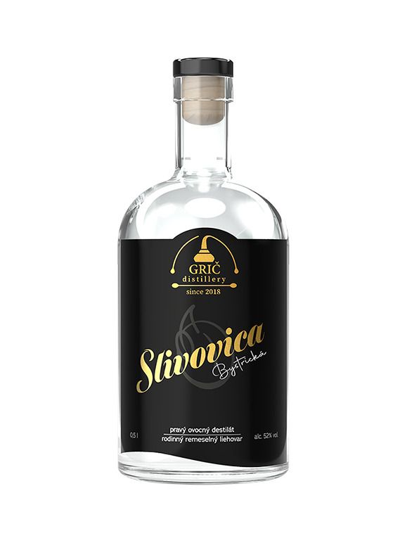 GRIČ plum brandy 0,5 l 52%