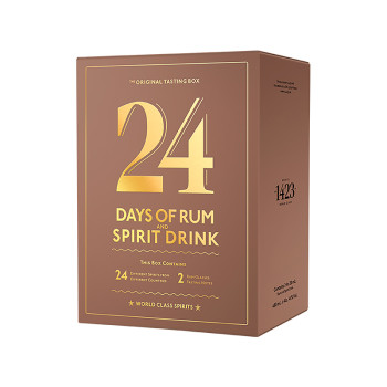 24 Days of Rum Mocha Edition 2025 24 x 20 ml 41% + 2 glasses