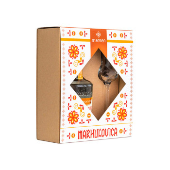 Marsen Apricot Spirit Traditional 0,5l 42% + glass - 2