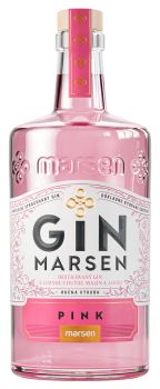 Marsen Gin Pink 0,7l 38% + glass