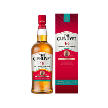 The Glenlivet 16Y Single Malt Scotch Whisky 43% 1 l Giftbox