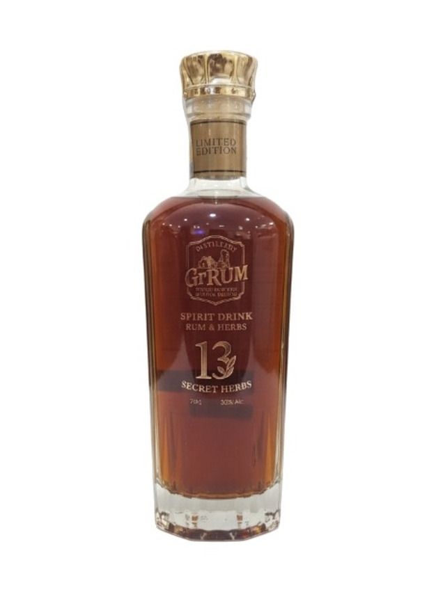 GrRUM Rum & 13 Secret Herbs 38% 0,7 l