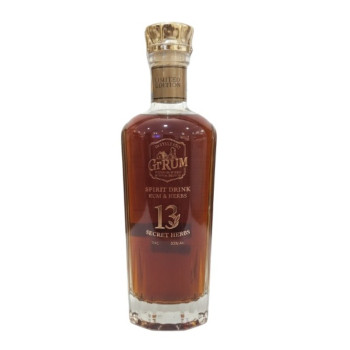 GrRUM Rum & 13 Secret Herbs 38% 0,7 l