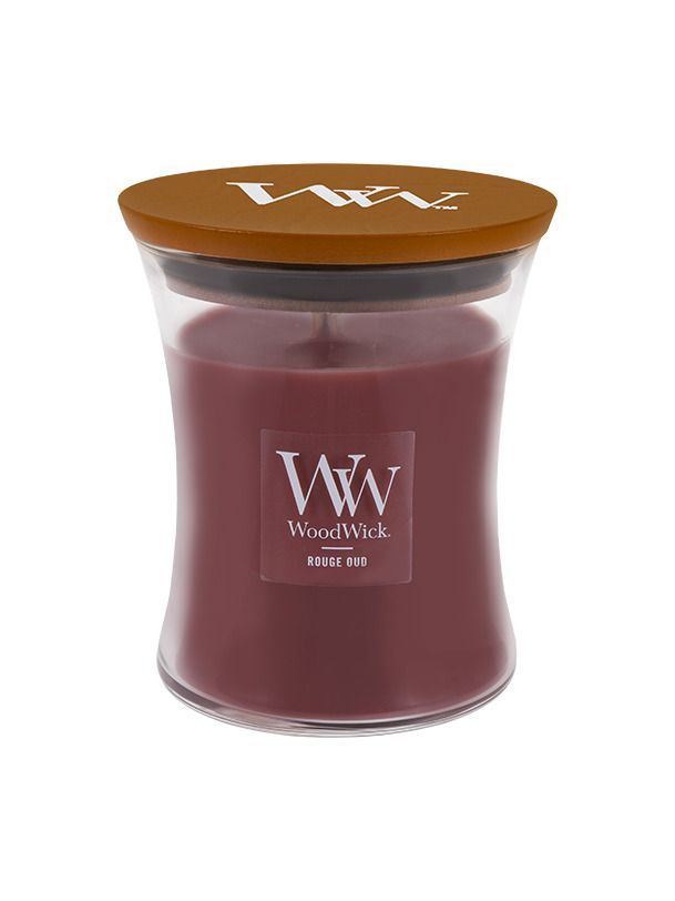 WoodWick Rouge Oud glass medium
