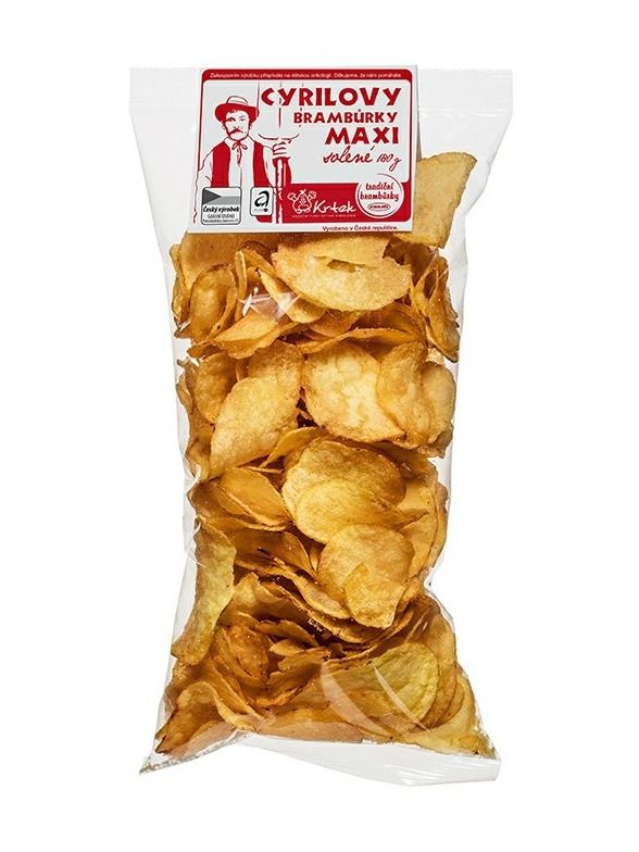 Cyril's MAXI Salted Potato Chips 180 g