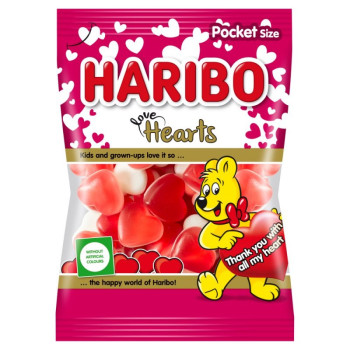 HARIBO Love Hearts 80g