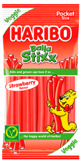 HARIBO Balla Stixx Strawberry 80g