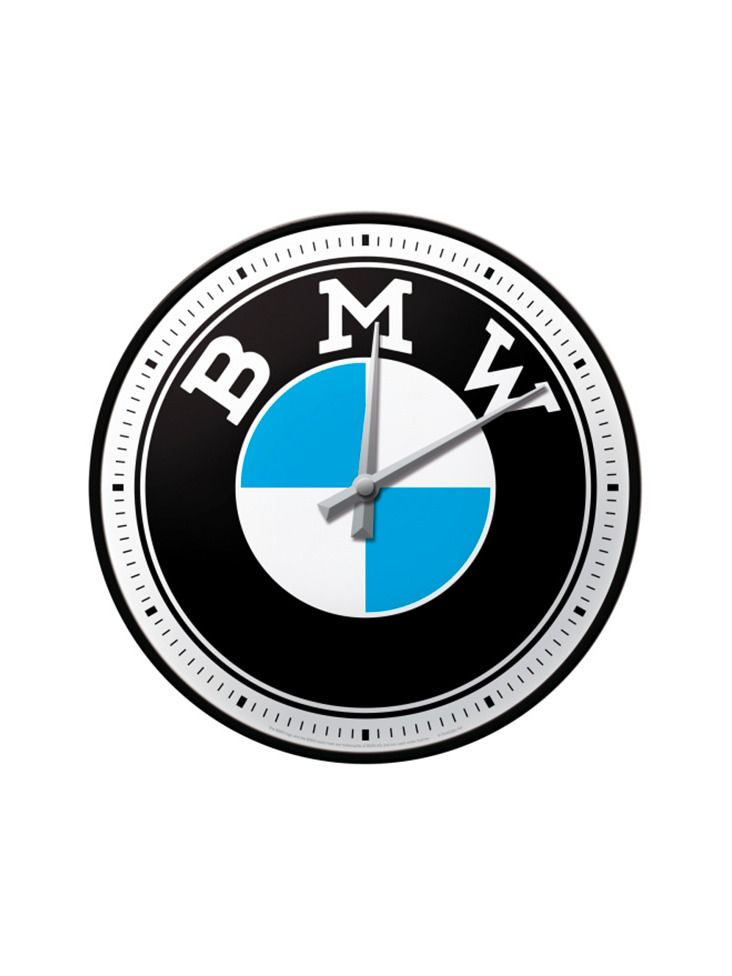 Wanduhr BMW Logo