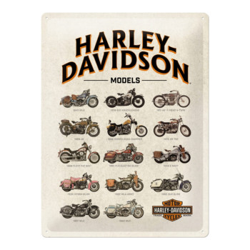 Blechschild 30x40 cm Harley-Davidson (Model)