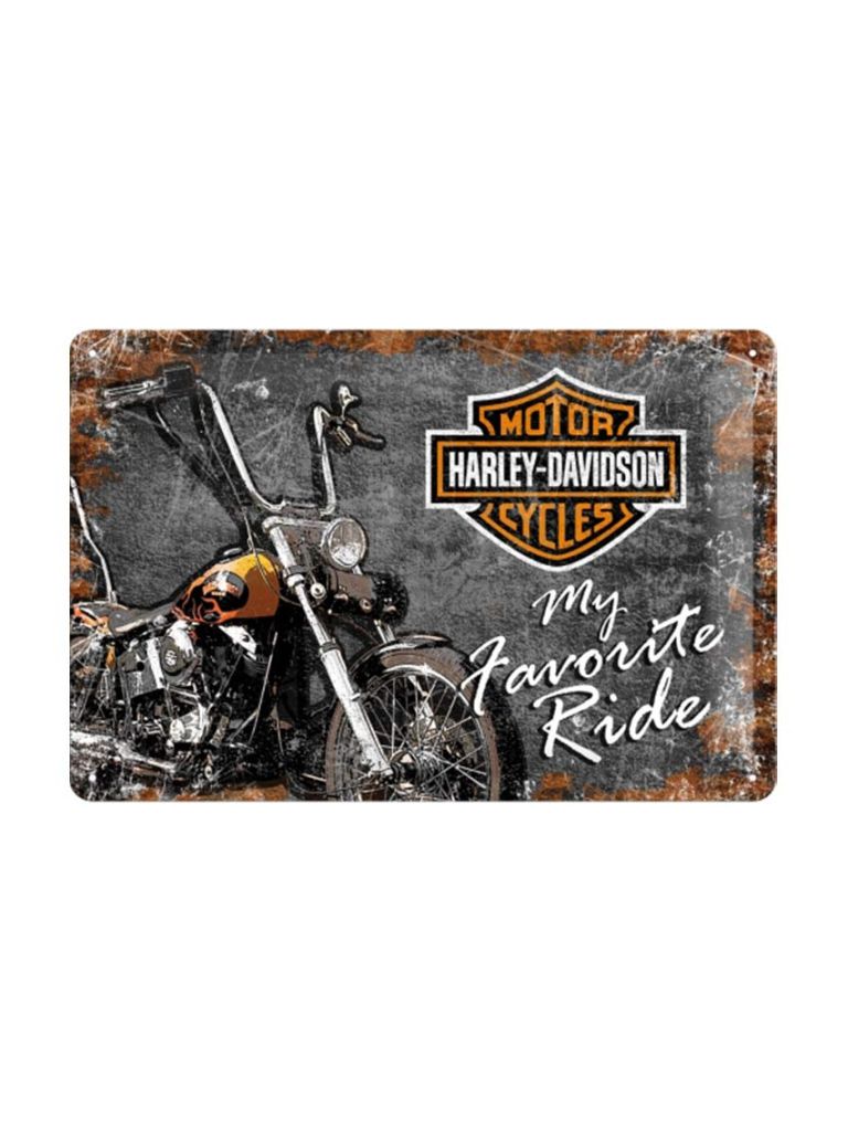 Blechschild 20x30 cm Harley-Davidson (My Favorite Ride)