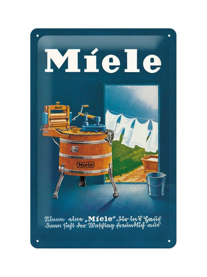 Blechschild 20x30 cm Miele