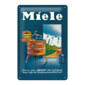 Blechschild 20x30 cm Miele