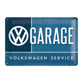 Blechschild 20x30 cm VW Garage