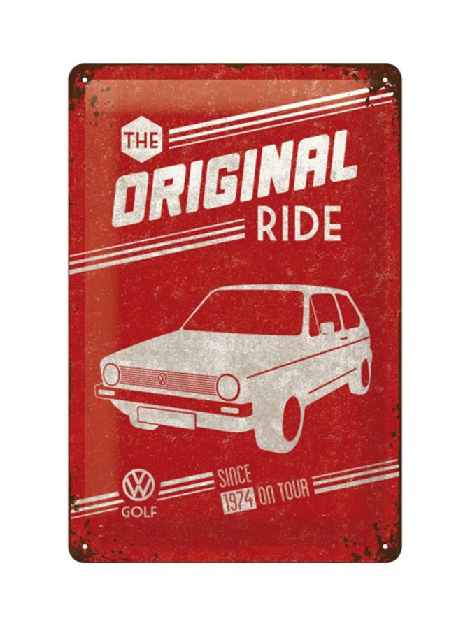 Blechschild 20x30 cm VW The Original Ride