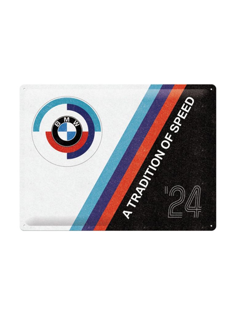 Blechschild 30x40 cm BMW Motorsport (Tradition Of Speed)