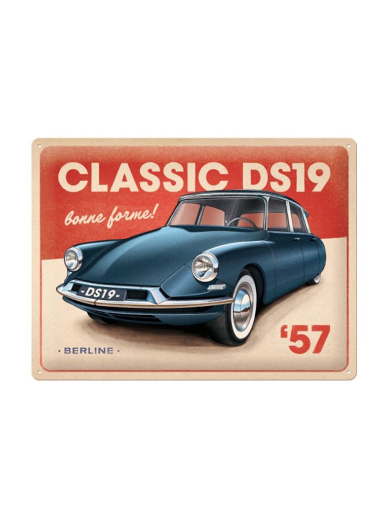 Blechschild 30x40 cm Citroën Classic DS19