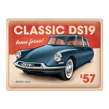 Blechschild 30x40 cm Citroën Classic DS19